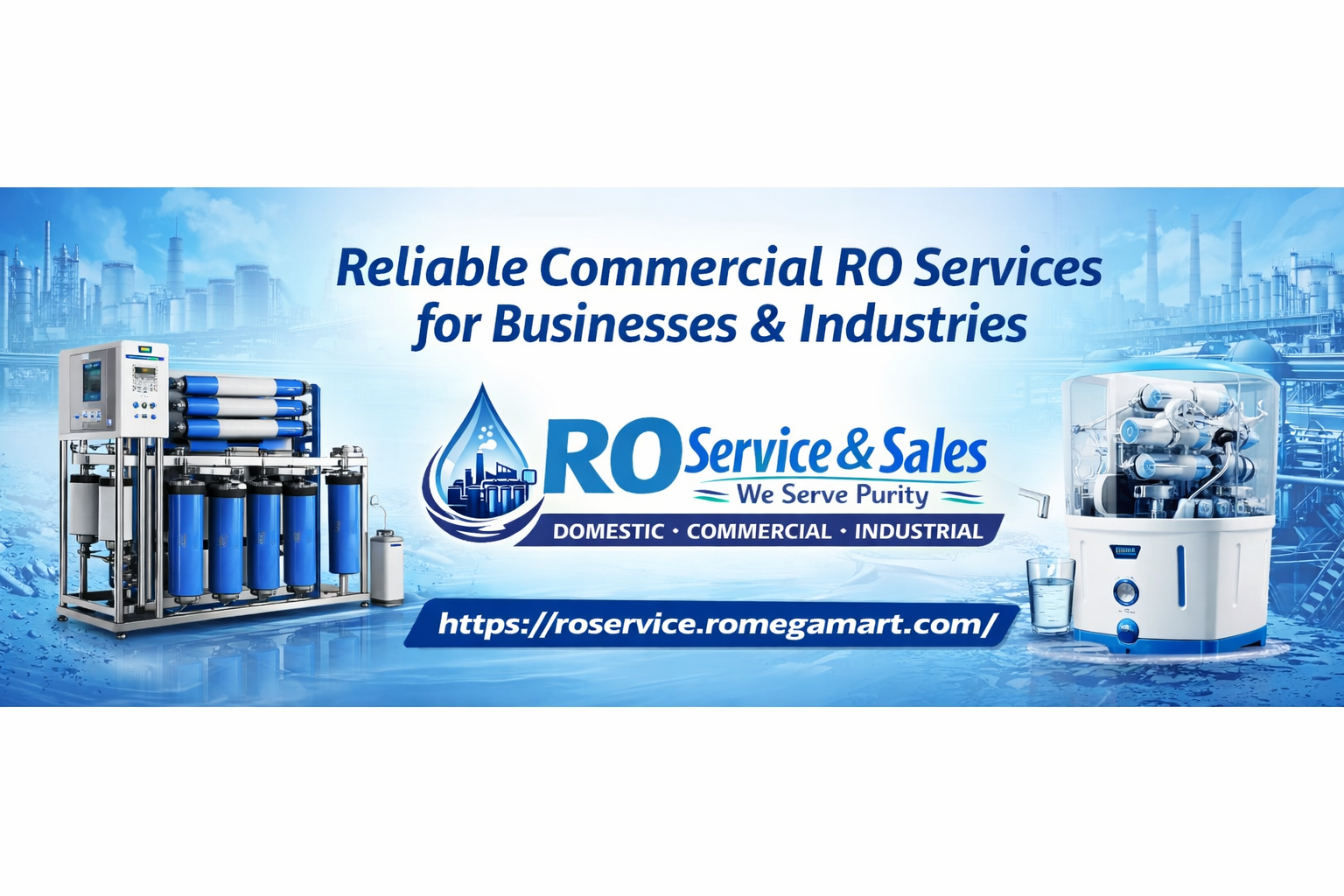 Reliable Commercial RO Services for Businesses & Industries